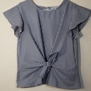 3x15 shirts! 🦚 Front tie blouse